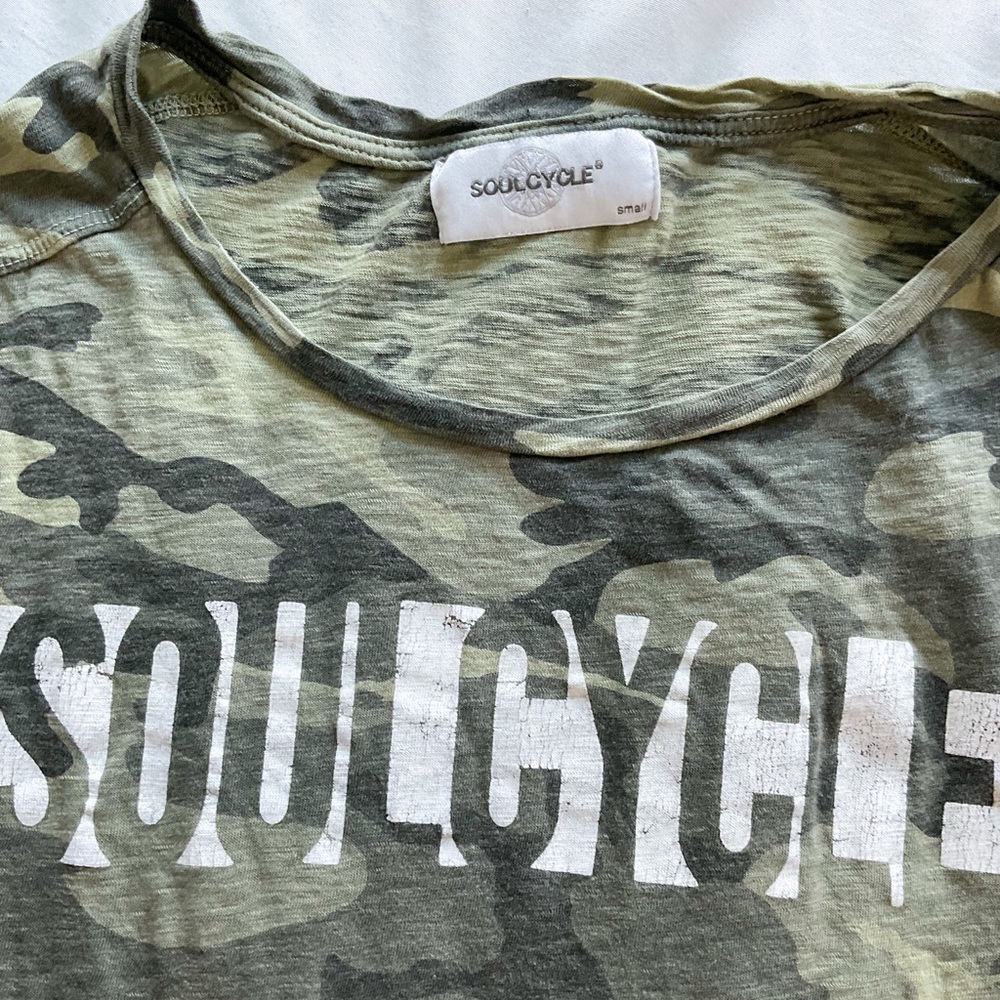Soul Cycle Camo top